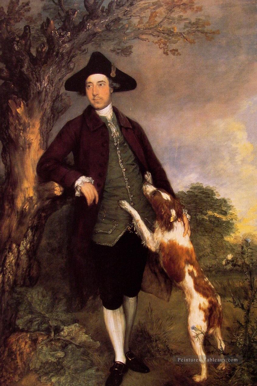 Portrait de George Lord Vernon Thomas Gainsborough Peintures à l'huile